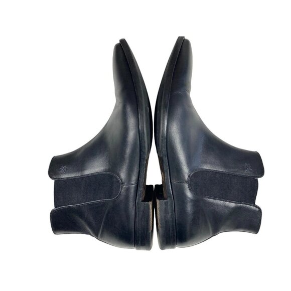 Mezlan Mens Chelsea Ankle Boots Size 11.5 M Shoe Black Leather Pull On Stretch - Picture 13 of 14